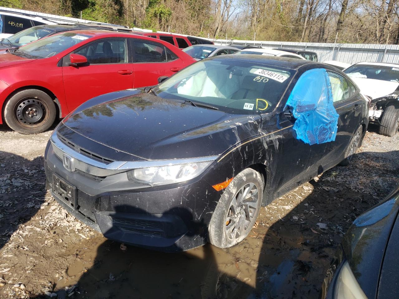 Photo 2 from auction – 2017 HONDA CIVIC EX with VIN 2HGFC2F78HH530677