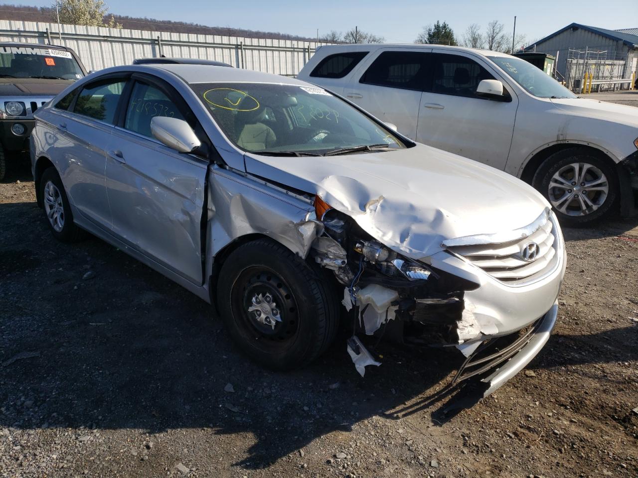 HYUNDAI SONATA GLS 2012 with VIN 5NPEB4AC7CH486667 - Photo from auction