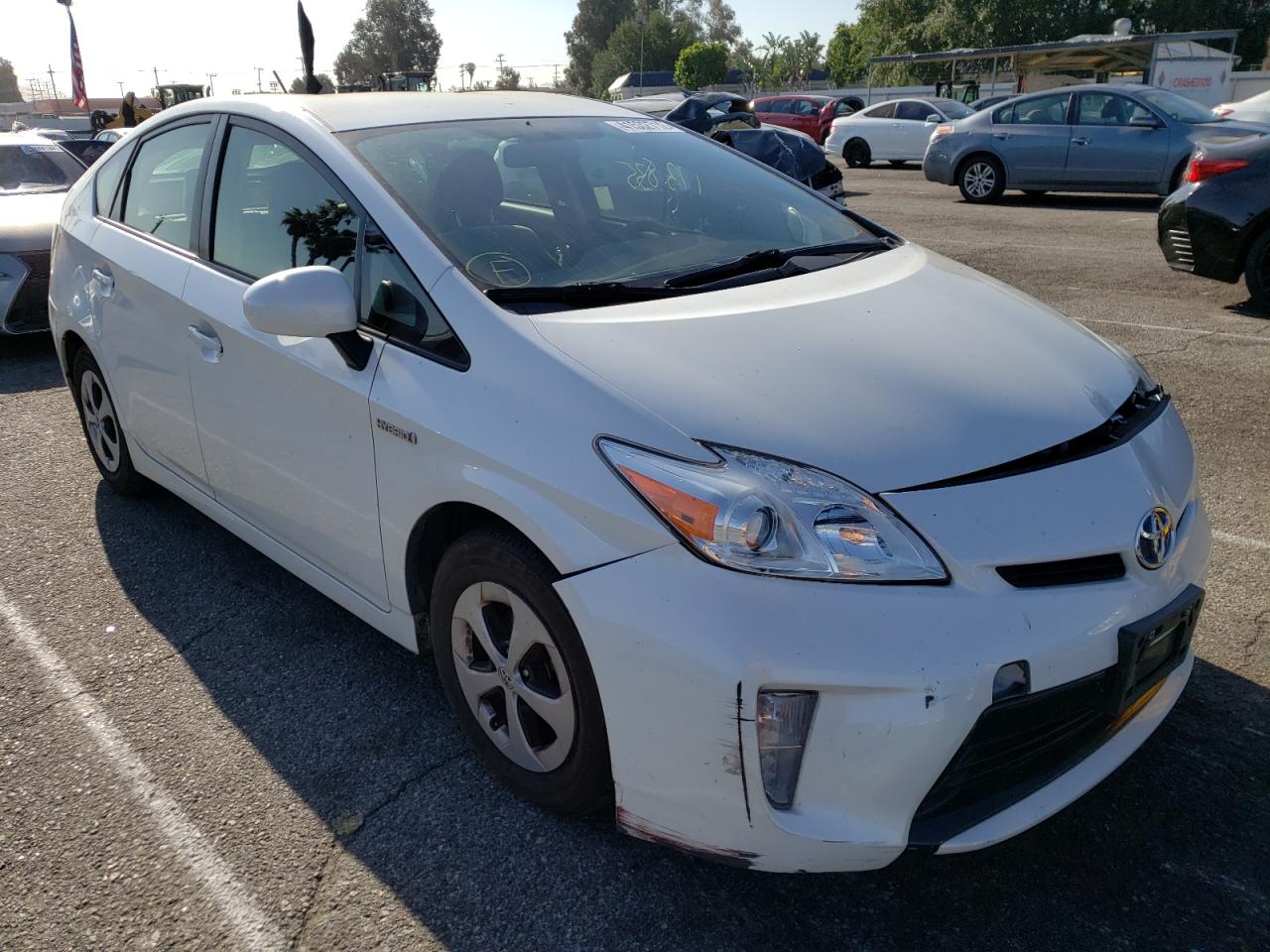 TOYOTA PRIUS 2012 with VIN JTDKN3DU9C5423871 - Photo from auction