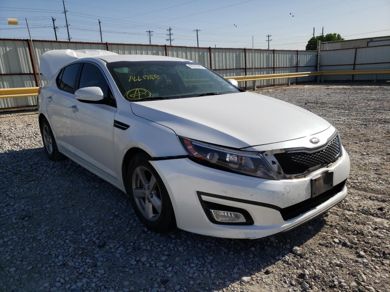 KIA OPTIMA LX 2015 with VIN KNAGM4A73F5641660 - Photo from auction