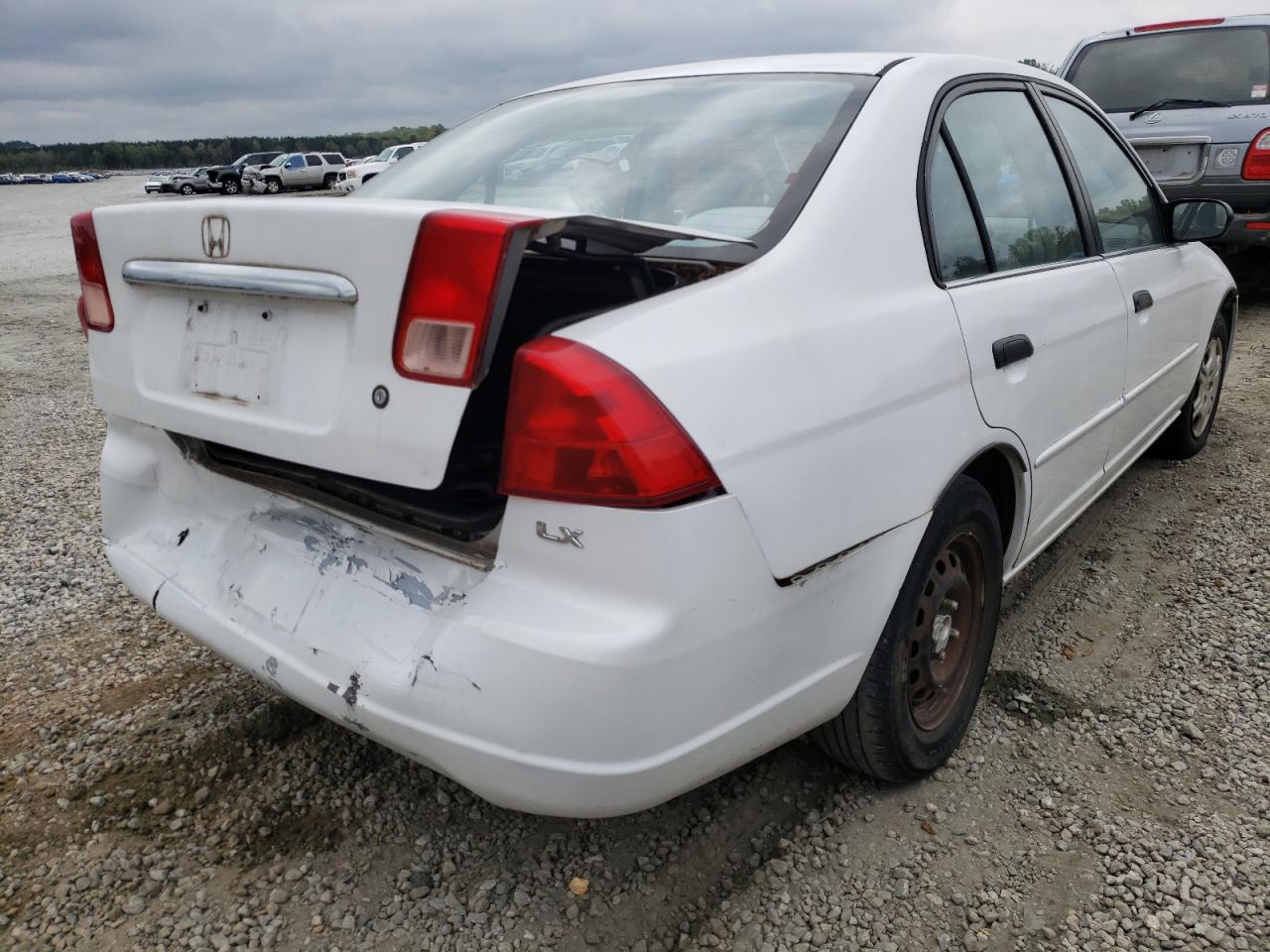 Photo 4 from auction – 2001 HONDA CIVIC LX with VIN 2HGES16571H582122
