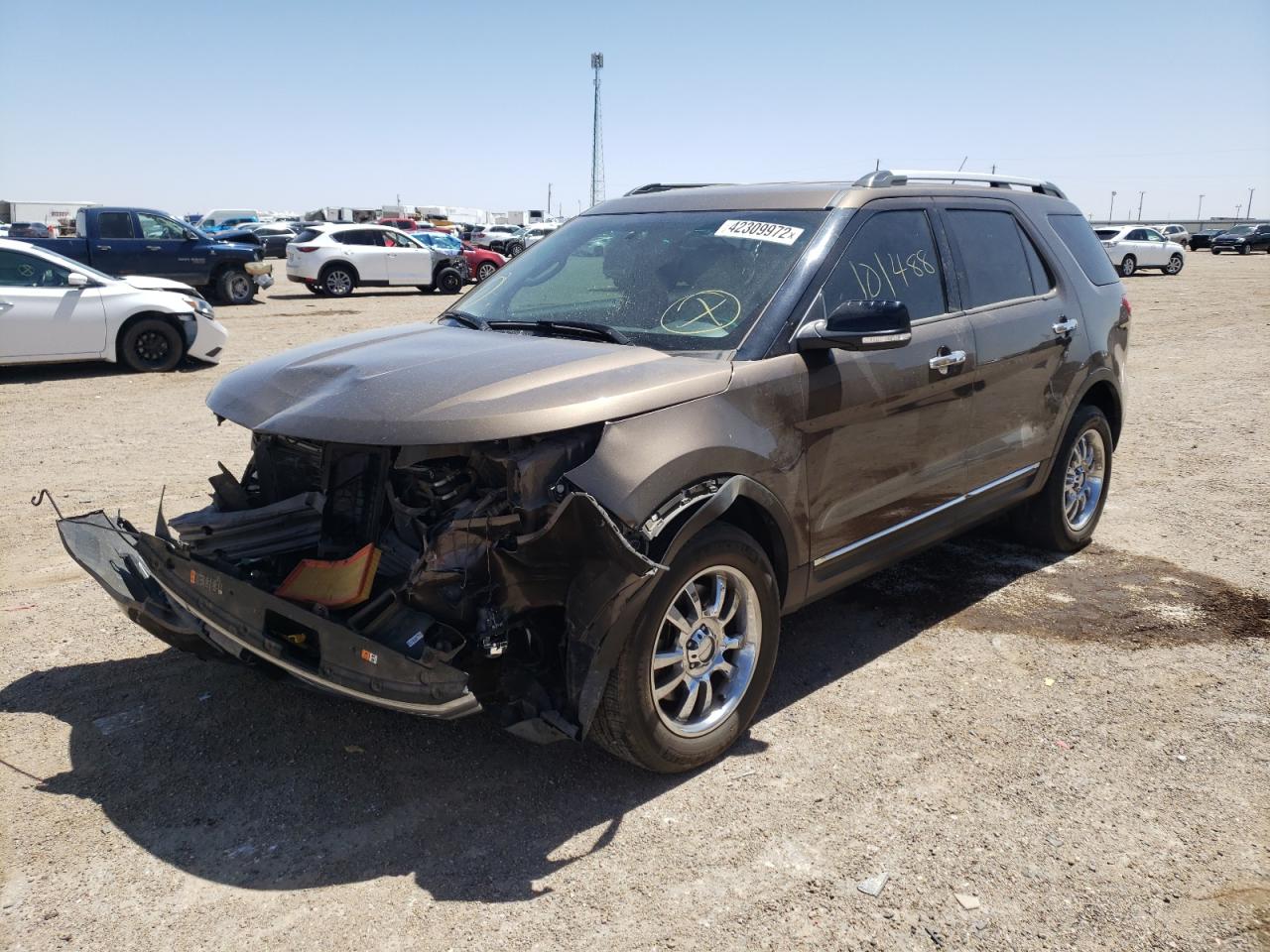 Photo 2 from auction – 2015 FORD EXPLORER X with VIN 1FM5K7D8XFGA08109