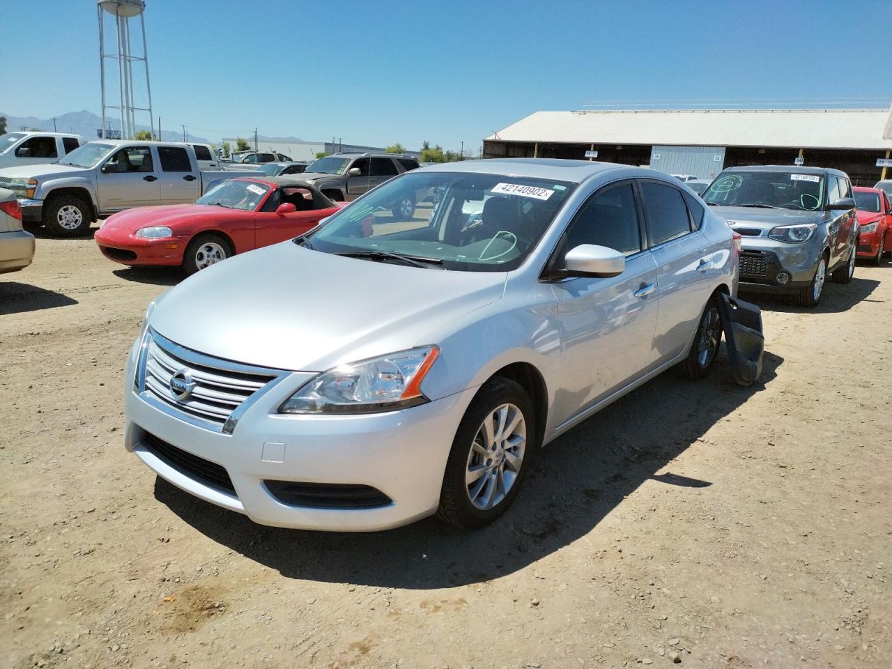 Photo 2 from auction – 2015 NISSAN SENTRA S with VIN 3N1AB7AP2FY215352