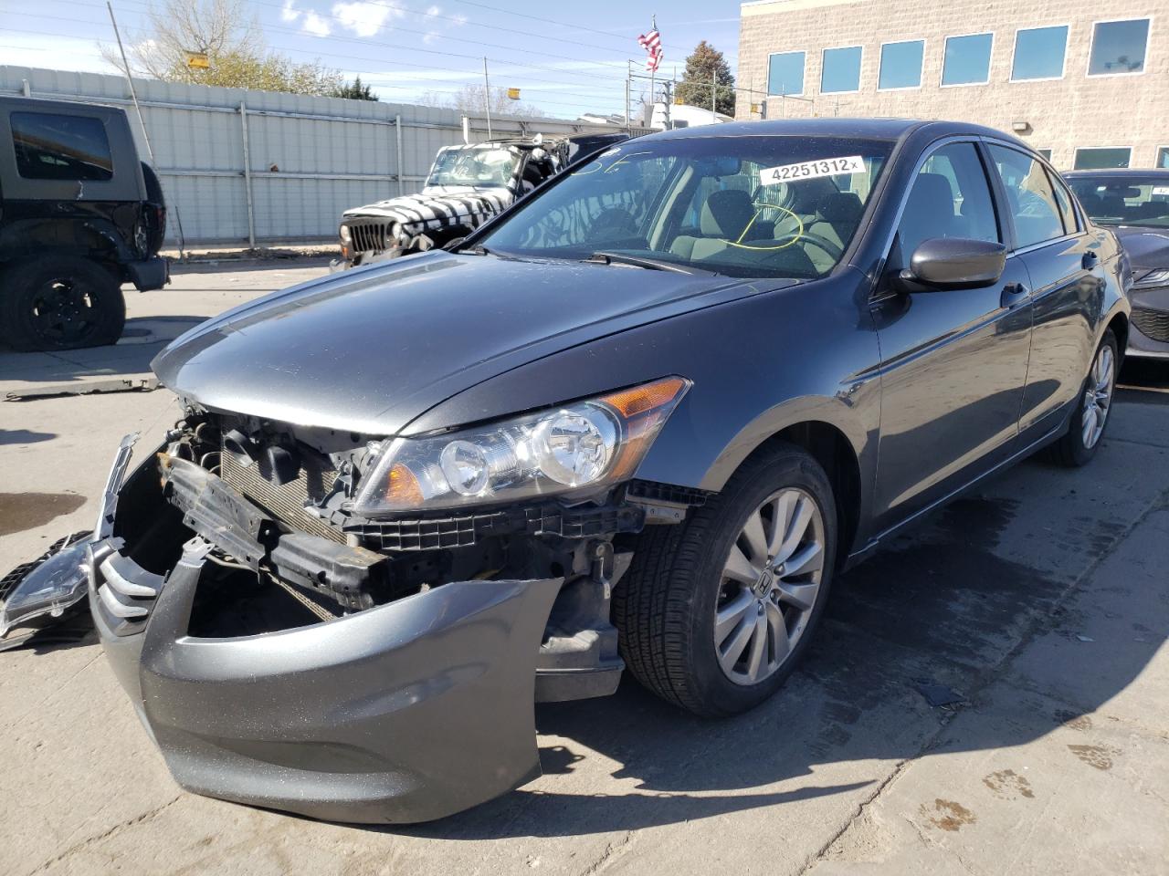 Photo 2 from auction – 2012 HONDA ACCORD EX with VIN 1HGCP2F78CA190574