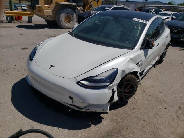 Photo 2 from auction – 2020 TESLA MODEL 3 with VIN 5YJ3E1EBXLF791416