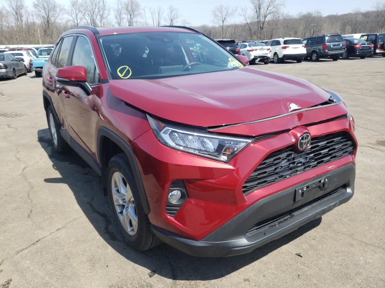 Photo 1 from auction – 2021 TOYOTA RAV4 XLE with VIN 2T3P1RFV0MW201210