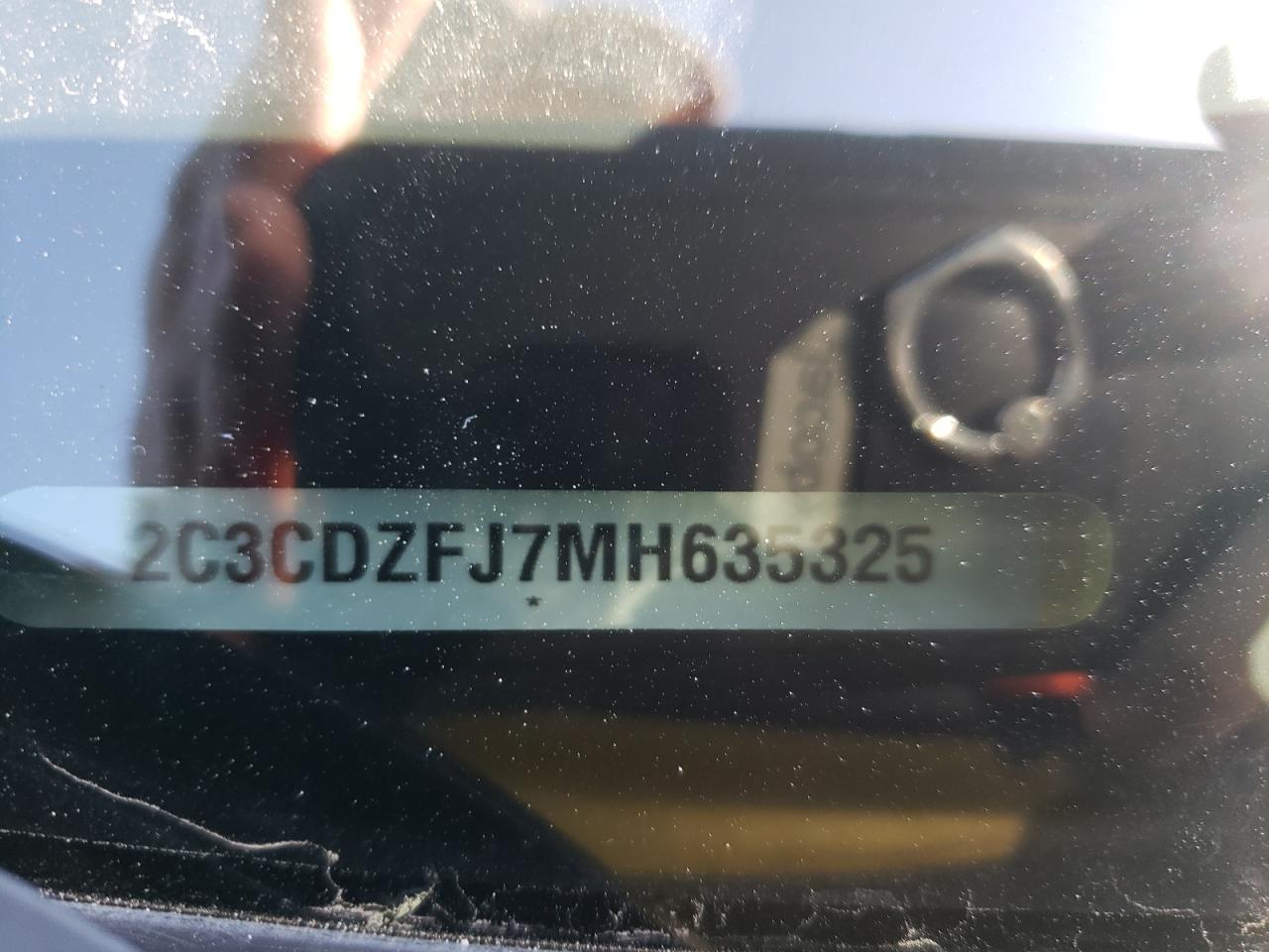 Photo 10 from auction – 2021 DODGE CHALLENGER with VIN 2C3CDZFJ7MH635325