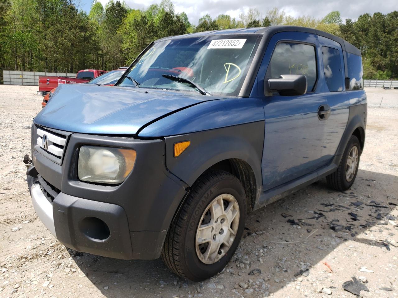 Photo 2 from auction – 2008 HONDA ELEMENT LX with VIN 5J6YH18368L015977