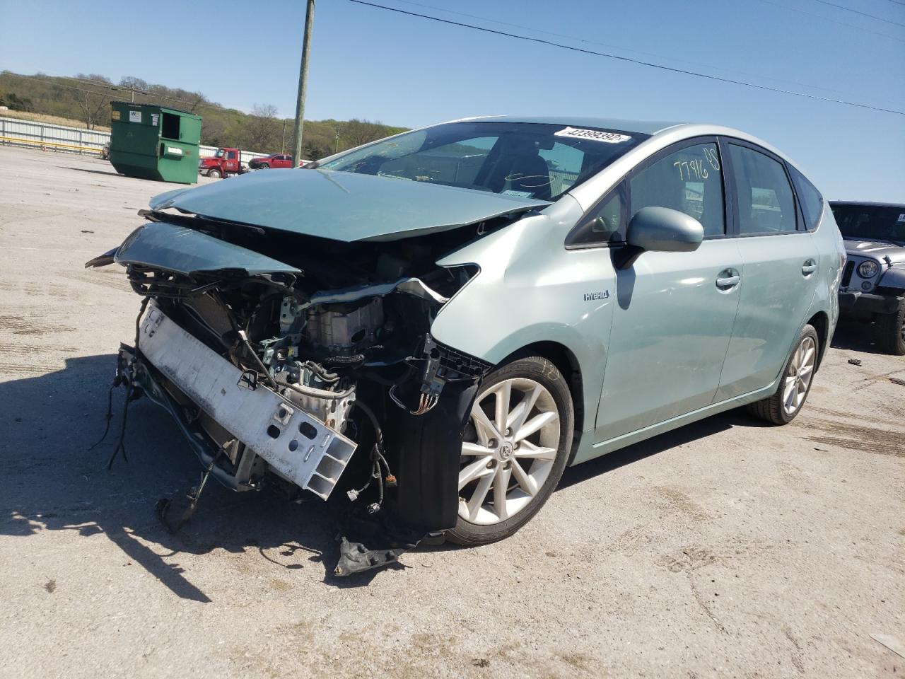Photo 2 from auction – 2014 TOYOTA PRIUS V with VIN JTDZN3EU1E3325073