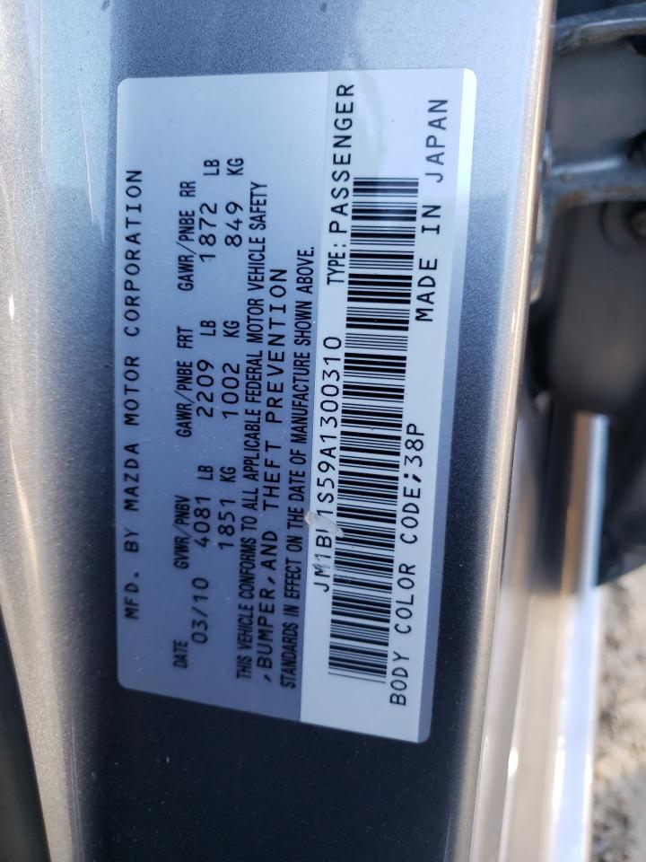 Photo 10 from auction – 2010 MAZDA 3 S with VIN JM1BL1S59A1300310