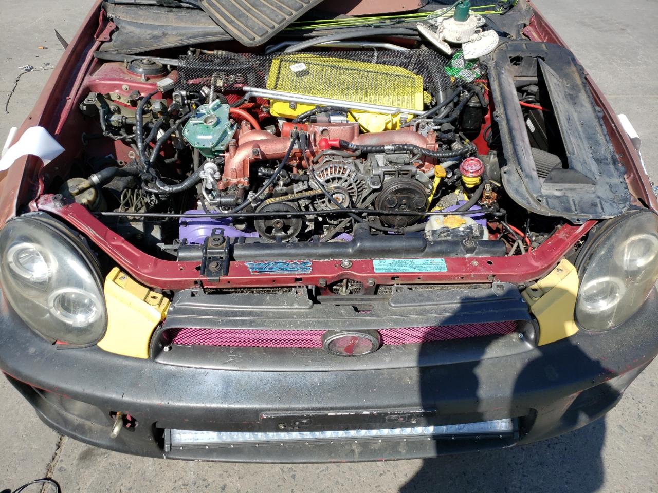 Photo 7 from auction – 2002 SUBARU IMPREZA WR with VIN JF1GD29652G528672