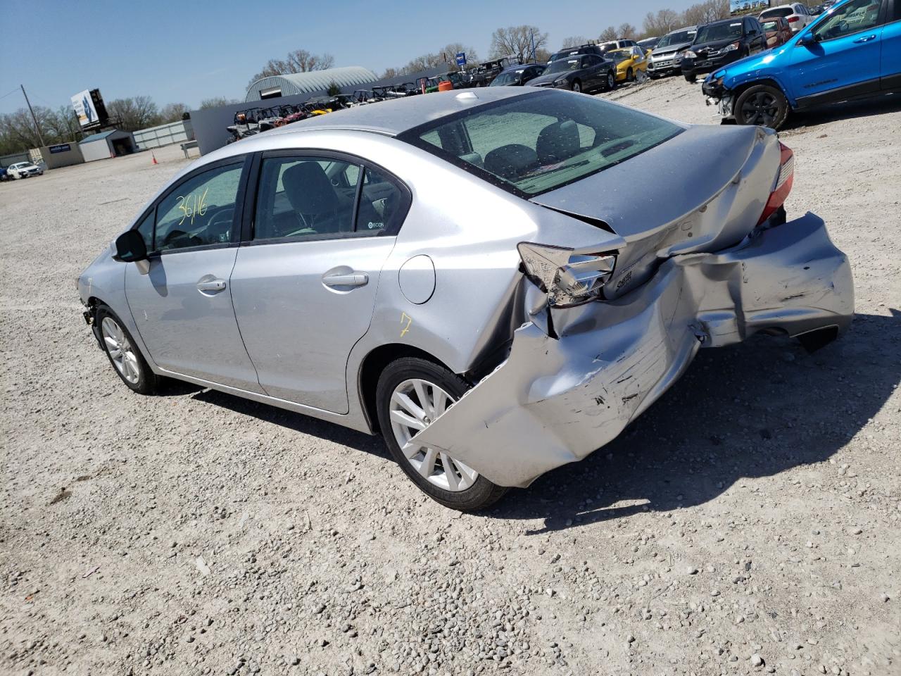 Photo 3 from auction – 2012 HONDA CIVIC with VIN 2HGFB2F81CH309801