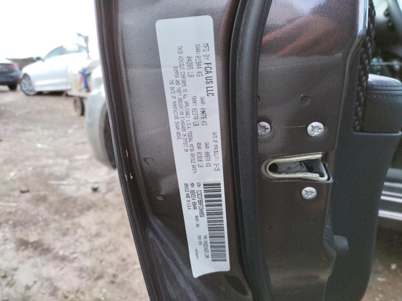 Photo 10 from auction – 2015 DODGE DART SXT with VIN 1C3CDFBB0FD300856