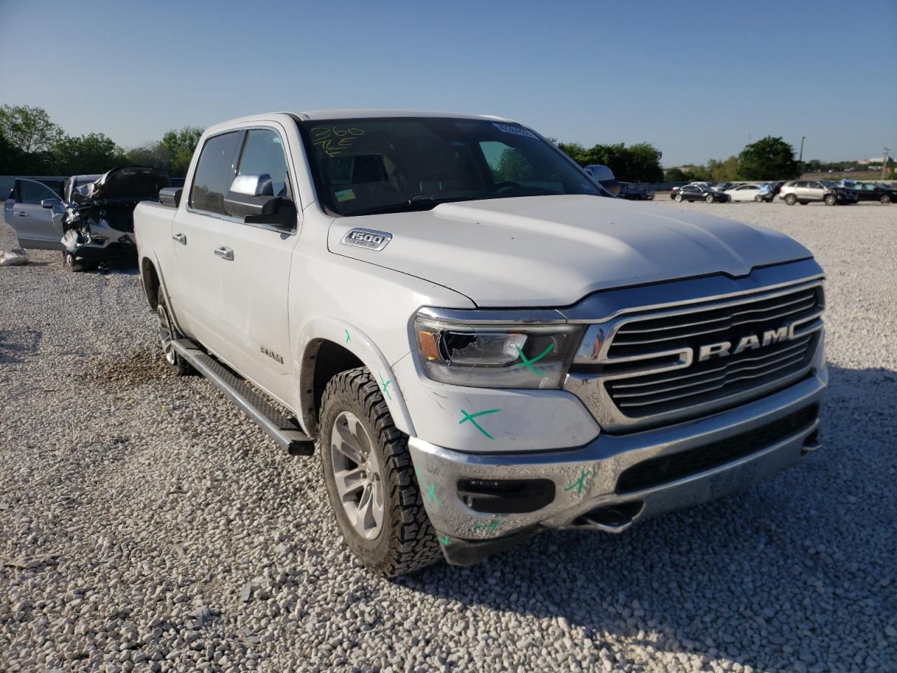 RAM 1500 LARAM 2020 with VIN 1C6SRFJT7LN332896 - Photo from auction