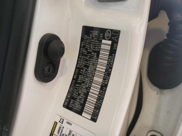 Photo 10 from auction – 2009 TOYOTA COROLLA BA with VIN 2T1BU40E49C160983