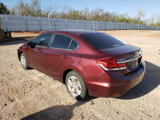 Photo 3 from auction – 2014 HONDA CIVIC LX with VIN 2HGFB2F55EH504065
