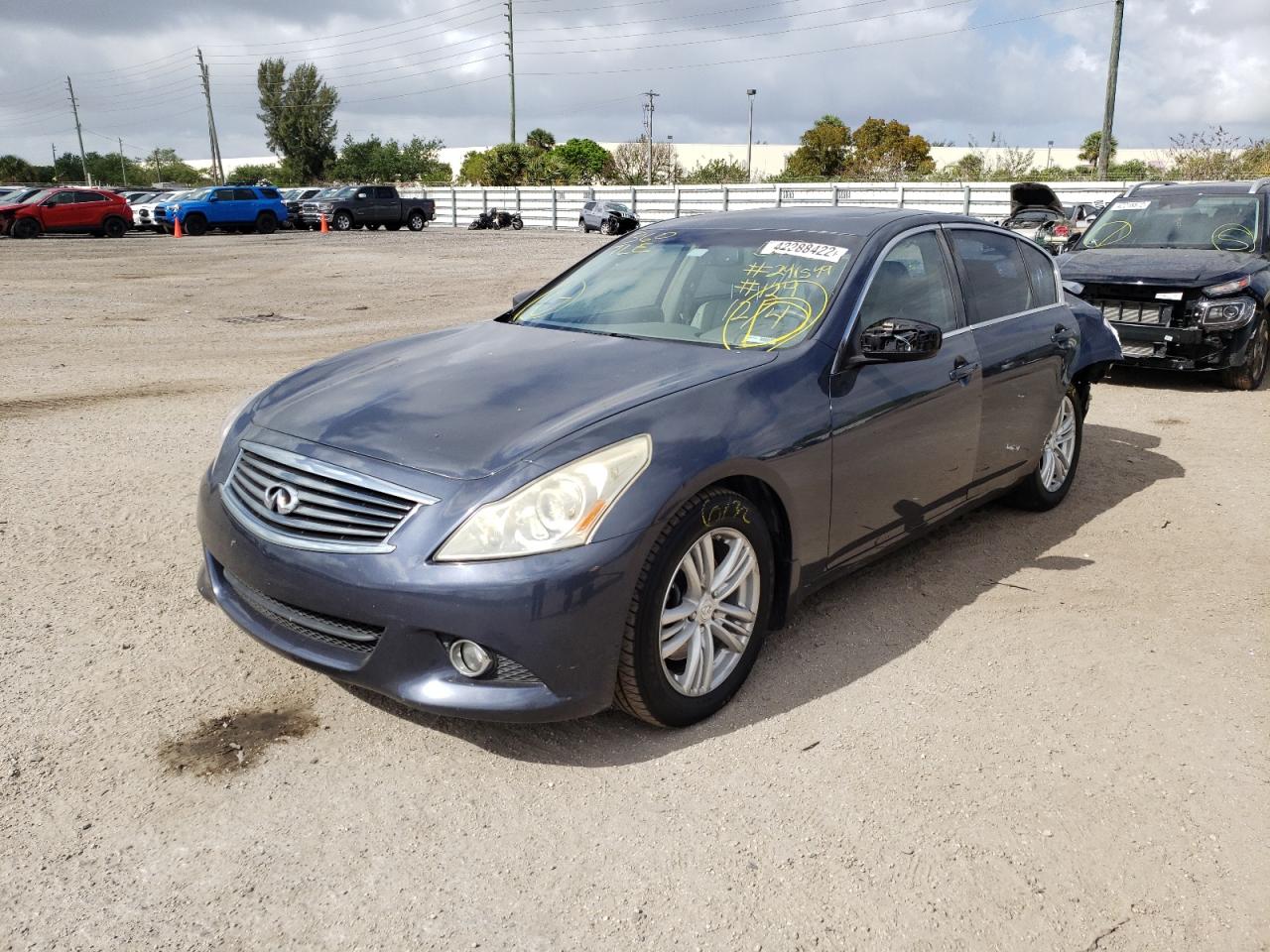 Photo 2 from auction – 2012 INFINITI G25 BASE with VIN JN1DV6AP8CM812342