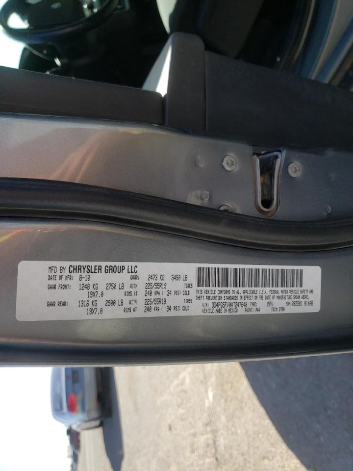 Photo 10 from auction – 2010 DODGE JOURNEY SX with VIN 3D4PG5FV0AT247648
