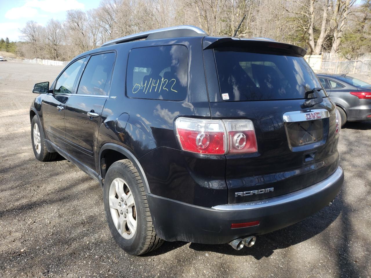 Photo 3 from auction – 2009 GMC ACADIA SLT with VIN 1GKER23D19J200404