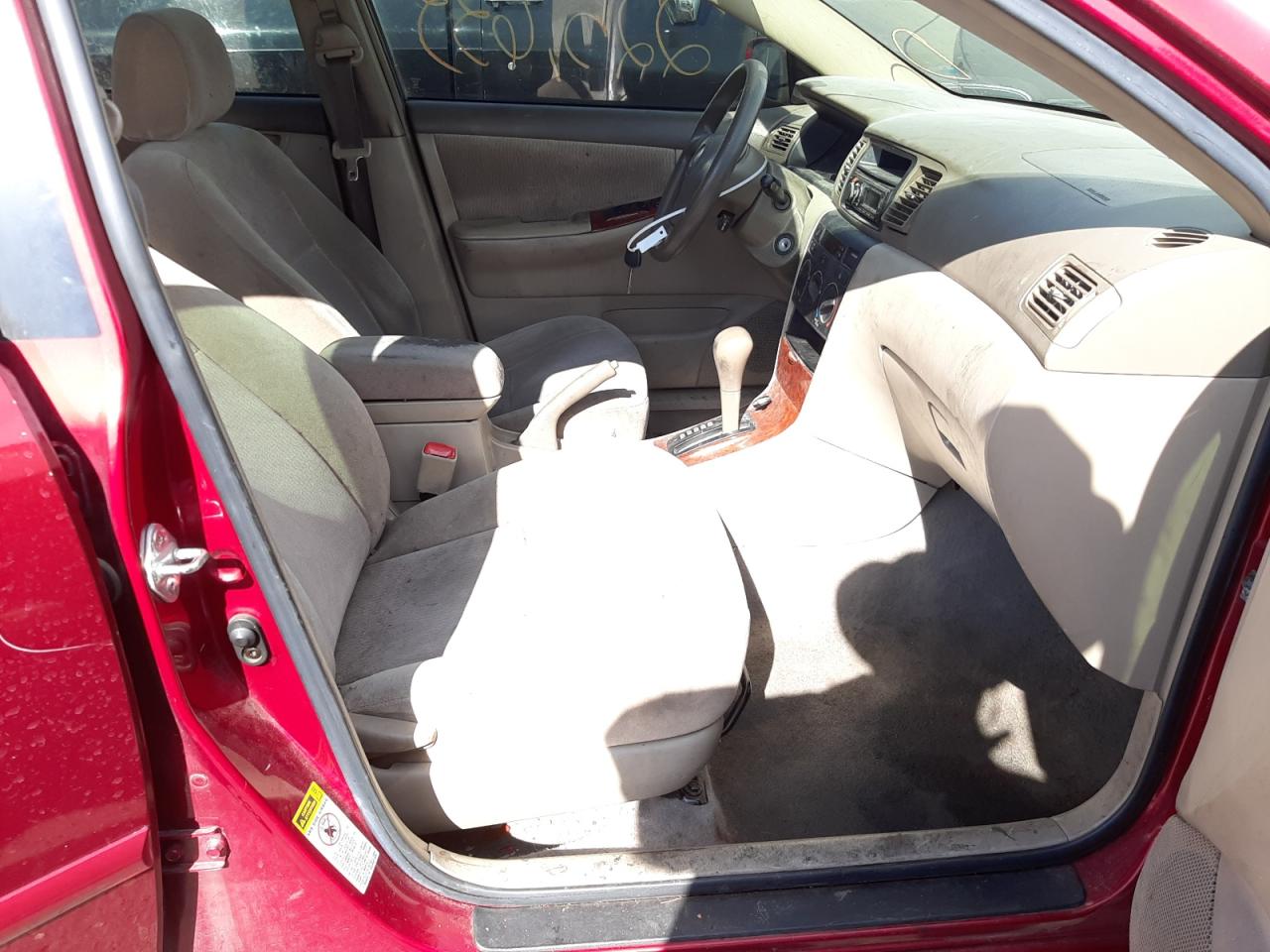 Photo 5 from auction – 2006 TOYOTA COROLLA CE with VIN 1NXBR30E26Z664129
