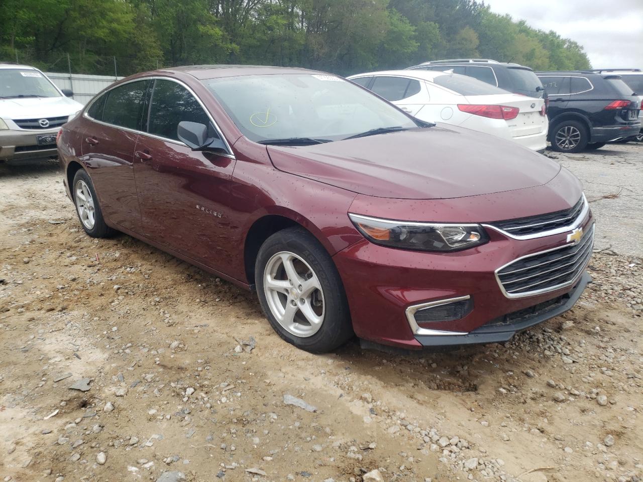 CHEVROLET MALIBU LS 2016 with VIN 1G1ZB5ST0GF208384 - Photo from auction