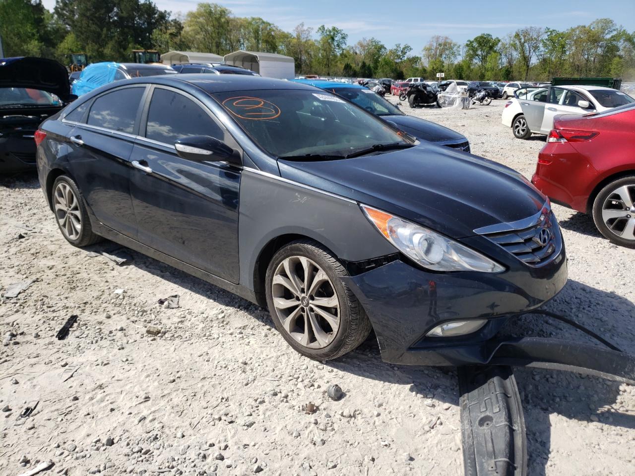 HYUNDAI SONATA SE 2013 with VIN 5NPEC4AB3DH713892 - Photo from auction