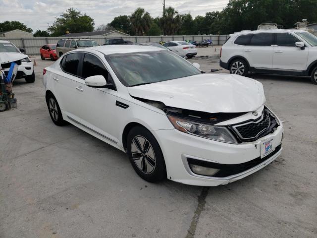 KIA OPTIMA HYB 2013 with VIN KNAGM4AD9D5040479 - Photo from auction