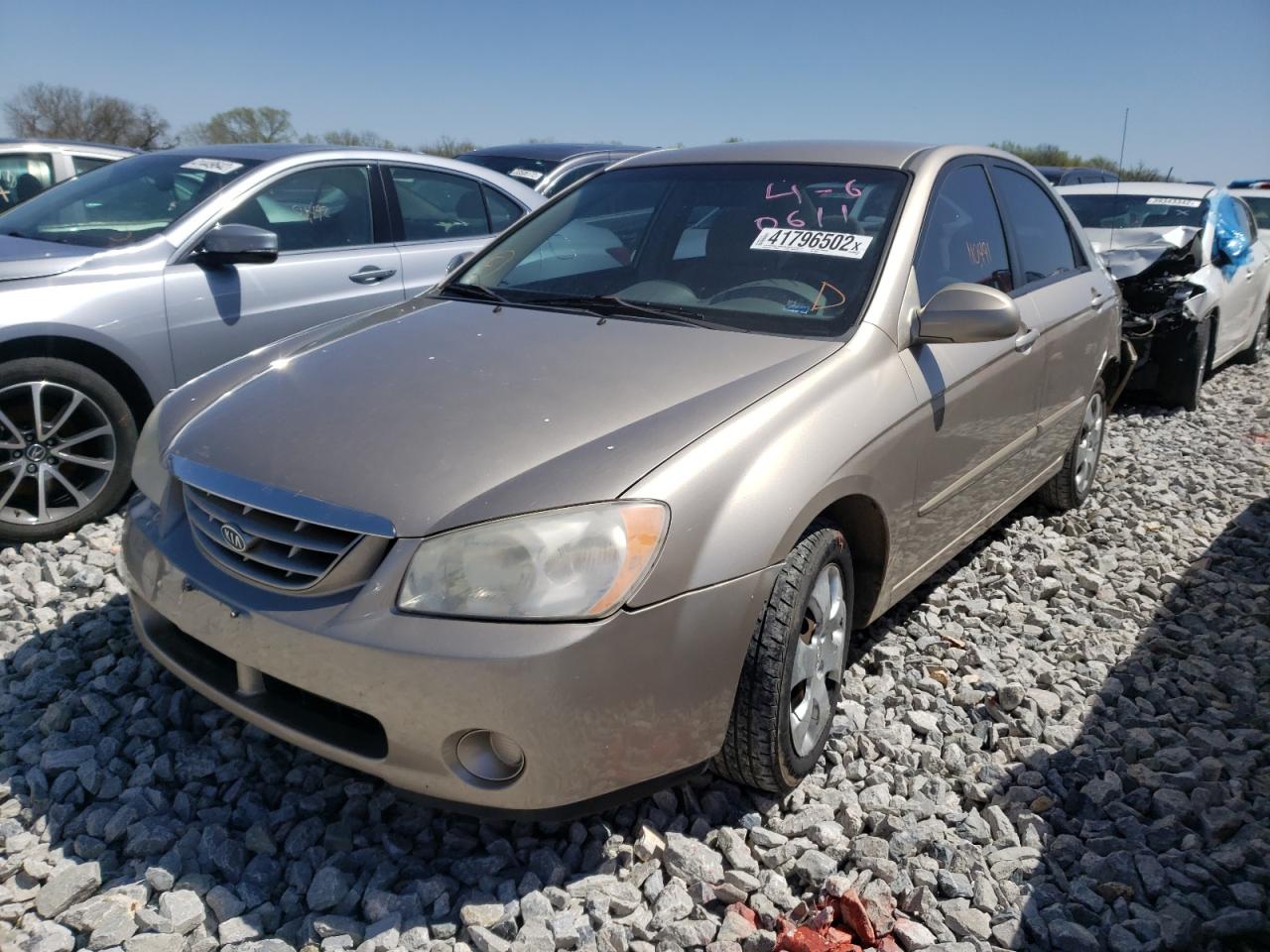 Photo 2 from auction – 2005 KIA SPECTRA LX with VIN KNAFE121X55200611