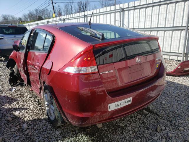 Photo 3 from auction – 2010 HONDA INSIGHT EX with VIN JHMZE2H74AS013053