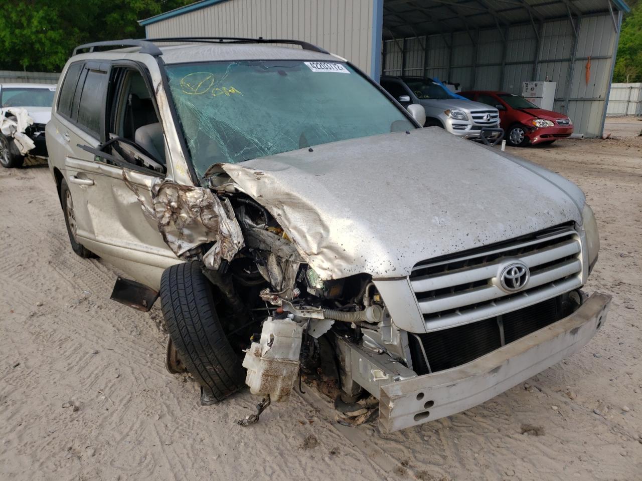 TOYOTA HIGHLANDER 2006 with VIN JTEGP21A660120158 - Photo from auction