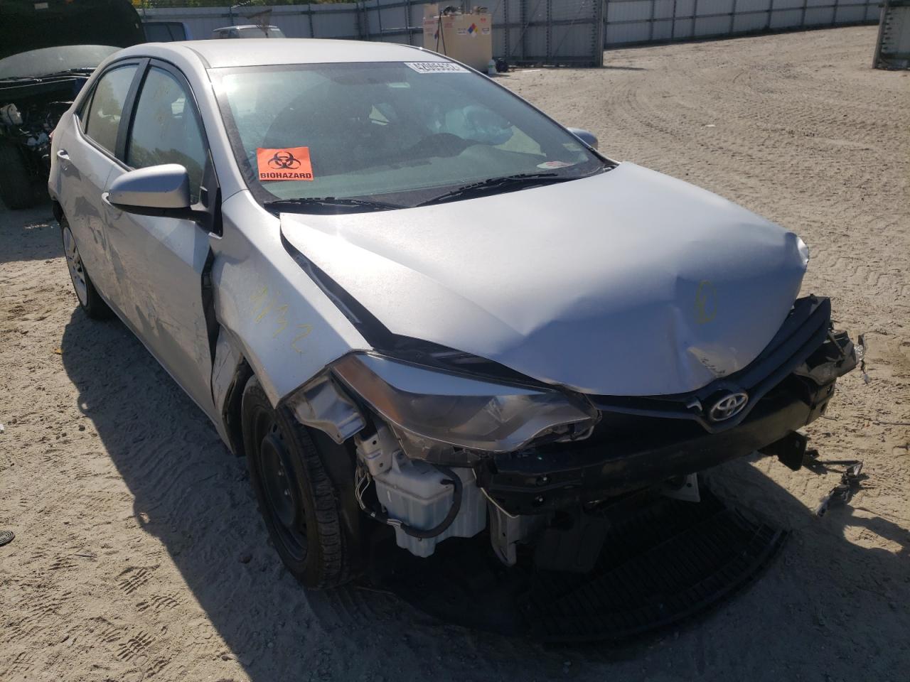 TOYOTA COROLLA L 2016 with VIN 2T1BURHE4GC614891 - Photo from auction