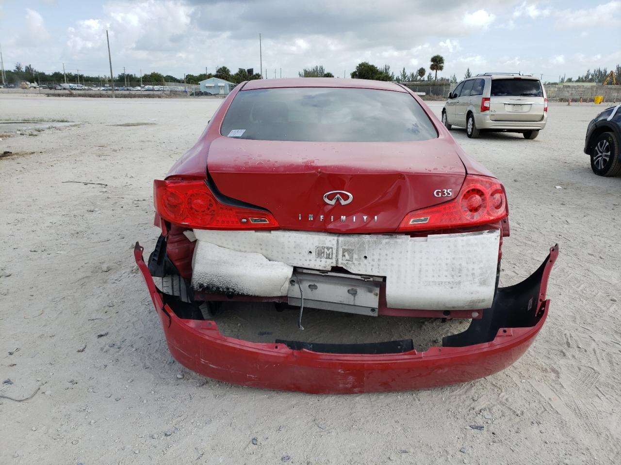 Photo 9 from auction – 2006 INFINITI G35 with VIN JNKCV54E46M703229