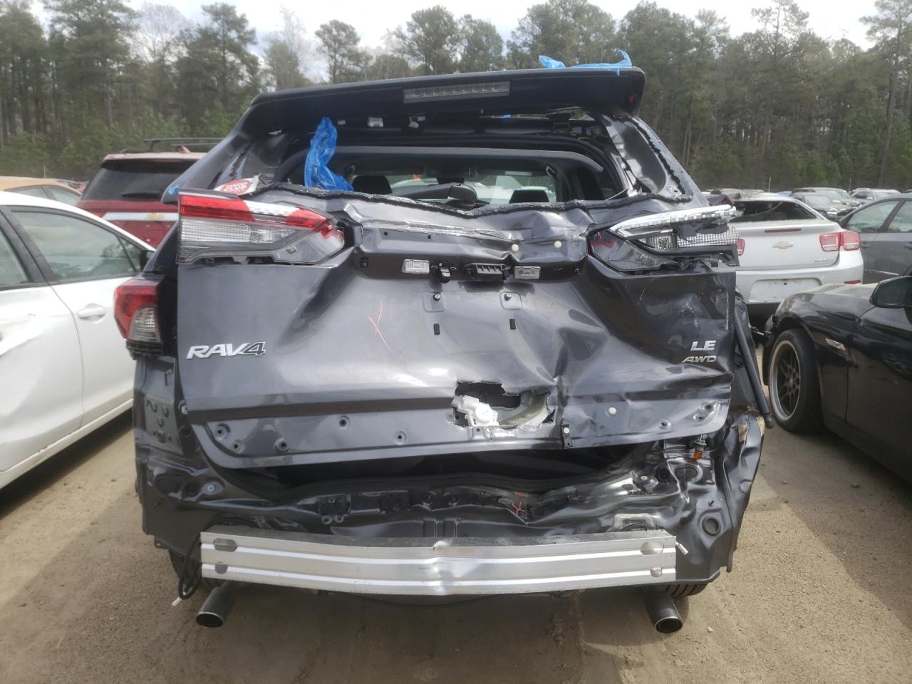 Photo 9 from auction – 2021 TOYOTA RAV4 LE with VIN 2T3F1RFV1MW192397