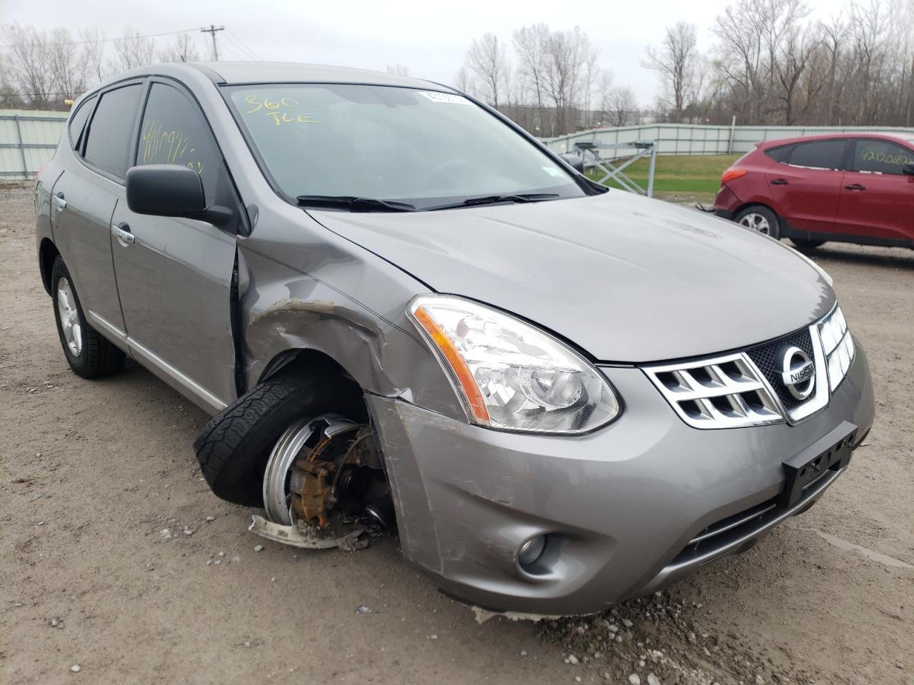 NISSAN ROGUE S 2012 with VIN JN8AS5MV0CW405959 - Photo from auction