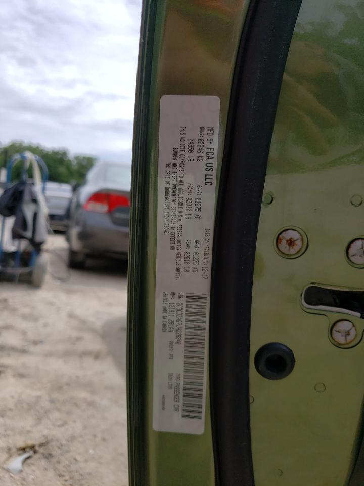Photo 10 from auction – 2018 DODGE CHALLENGER with VIN 2C3CDZAG7JH228340