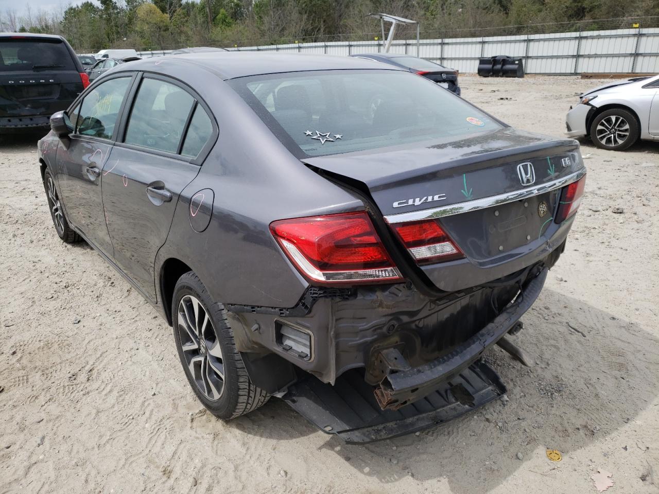 Photo 3 from auction – 2014 HONDA CIVIC EX with VIN 2HGFB2F89EH556499