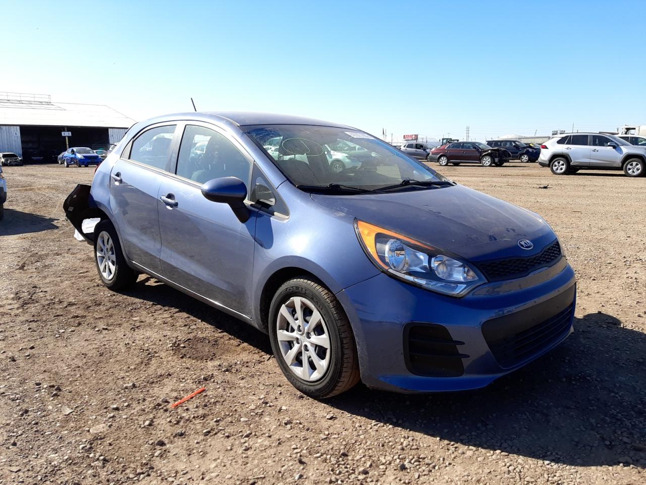 KIA RIO LX 2016 with VIN KNADM5A30G6676285 - Photo from auction