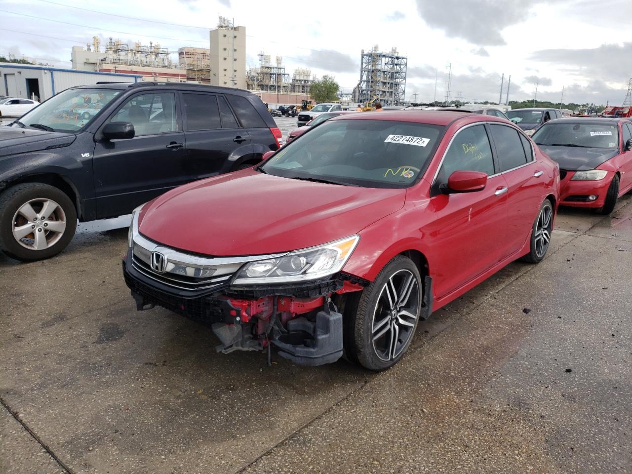 Photo 2 from auction – 2016 HONDA ACCORD with VIN 1HGCR2F58GA178424