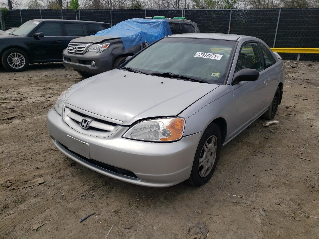 Photo 2 from auction – 2002 HONDA CIVIC LX with VIN 1HGEM22522L014435