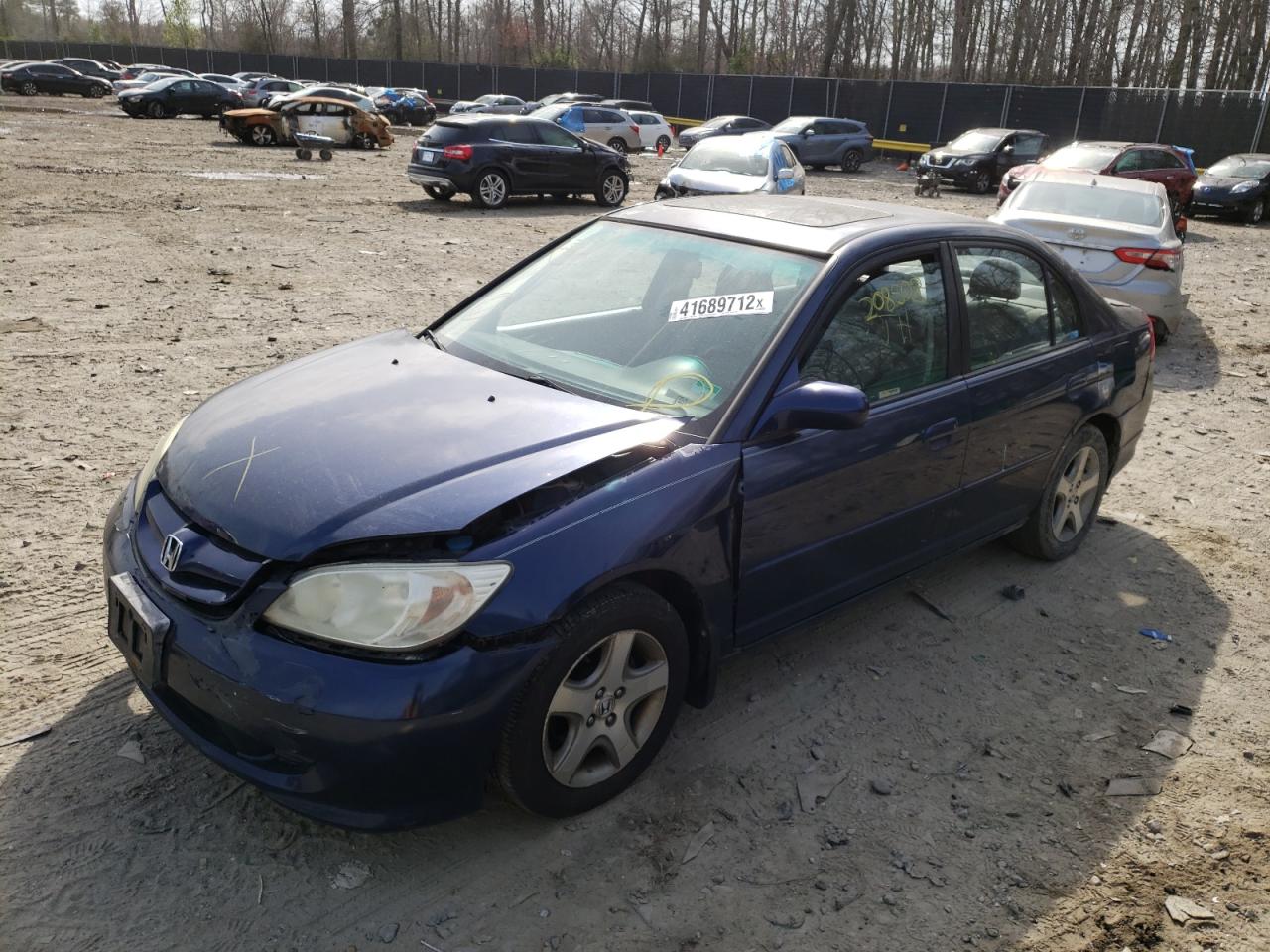 Photo 9 from auction – 2005 HONDA CIVIC EX with VIN 2HGES26715H548240