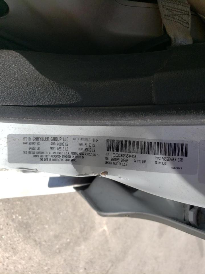 Photo 10 from auction – 2015 CHRYSLER 200 C with VIN 1C3CCCCB4FN544410
