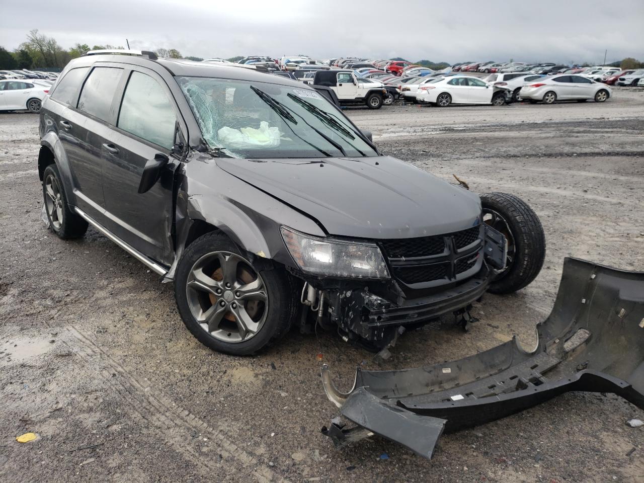 DODGE JOURNEY CR 2015 with VIN 3C4PDCGG5FT606204 - Photo from auction