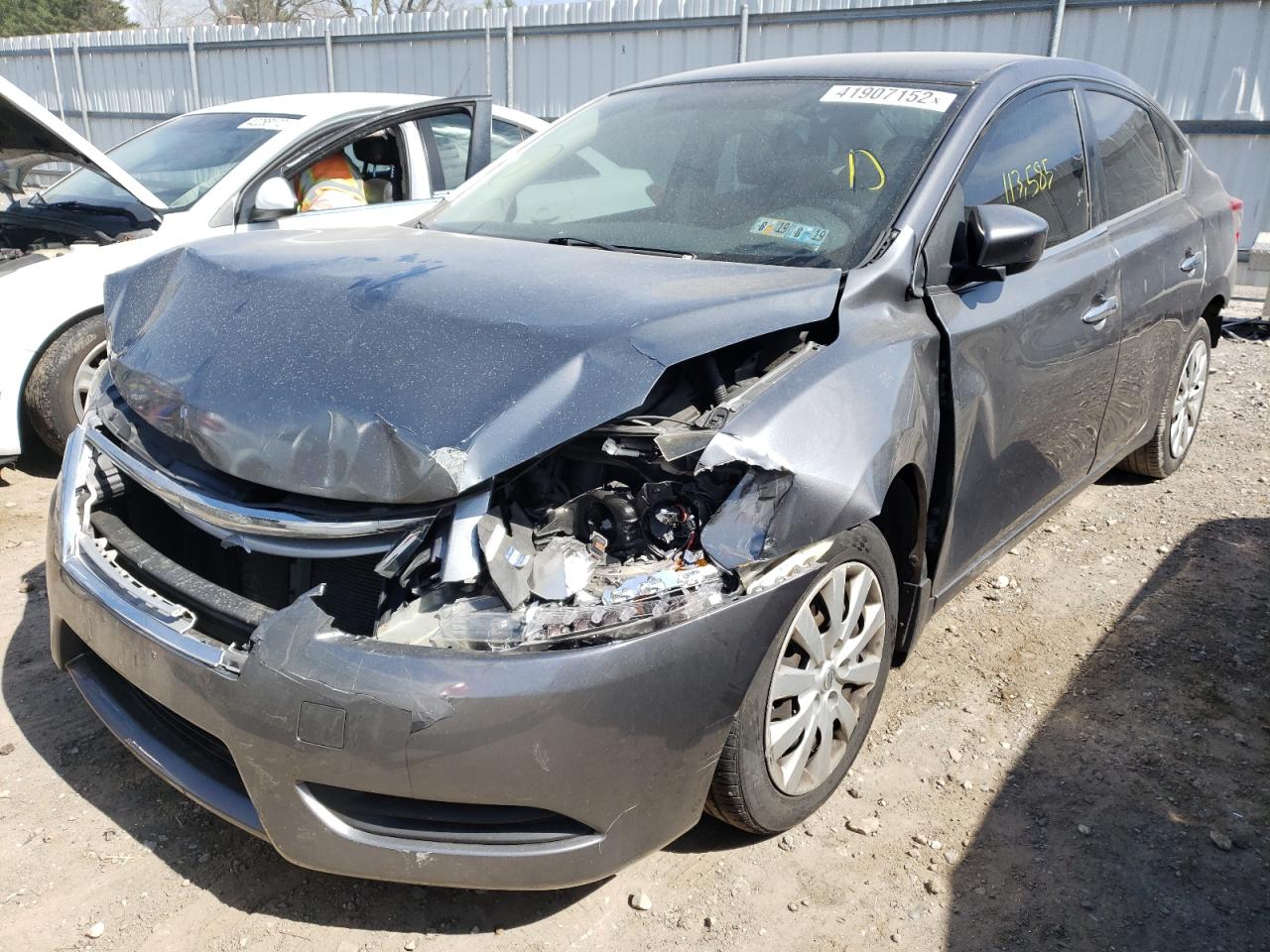 Photo 2 from auction – 2015 NISSAN SENTRA S with VIN 3N1AB7AP0FL659889