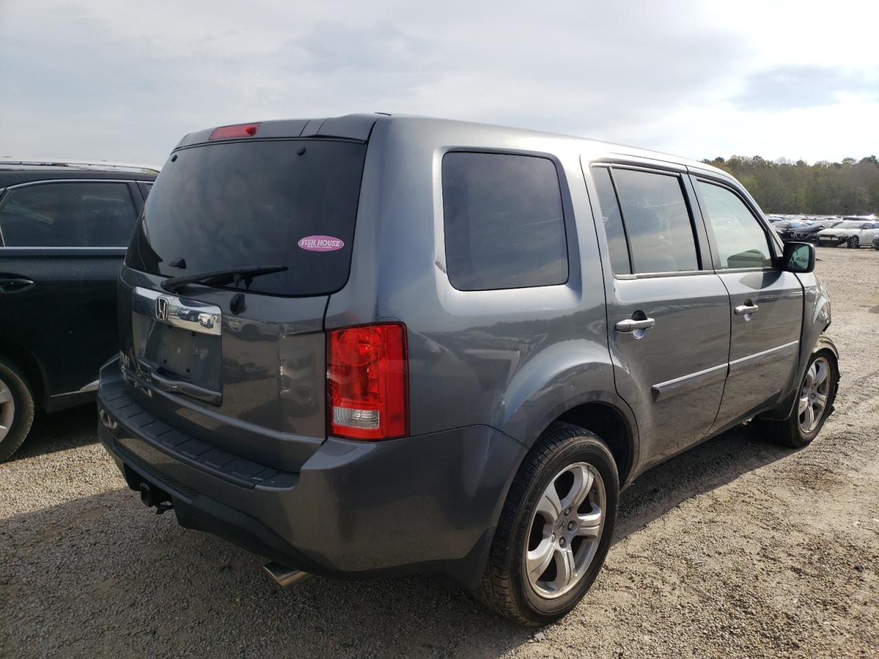 Photo 4 from auction – 2012 HONDA PILOT EXL with VIN 5FNYF3H57CB037054