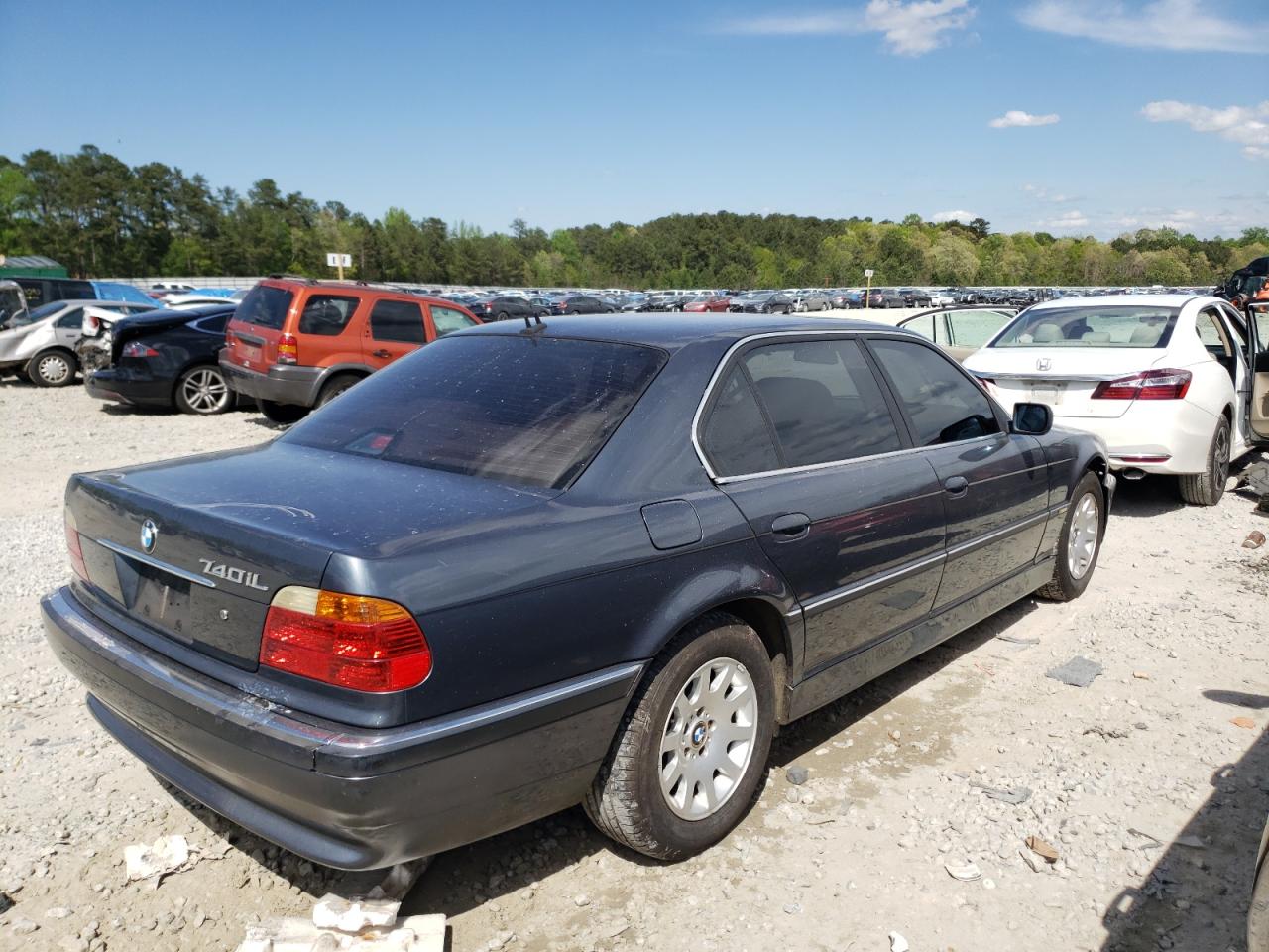 Photo 4 from auction – 2001 BMW 740 IL with VIN WBAGH83441DP19490