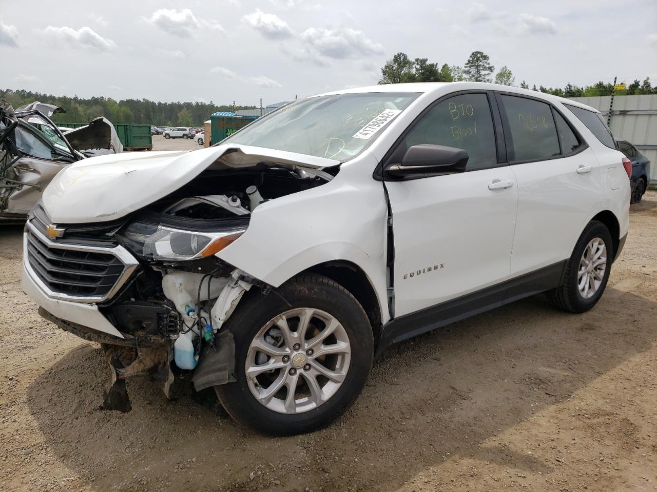 Photo 2 from auction – 2018 CHEVROLET EQUINOX LS with VIN 3GNAXHEV6JS643960