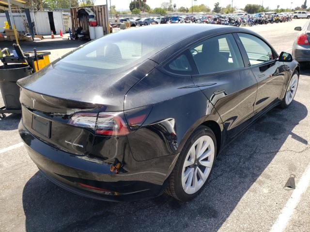 Photo 4 from auction – 2022 TESLA MODEL 3 with VIN 5YJ3E1EB5NF145767