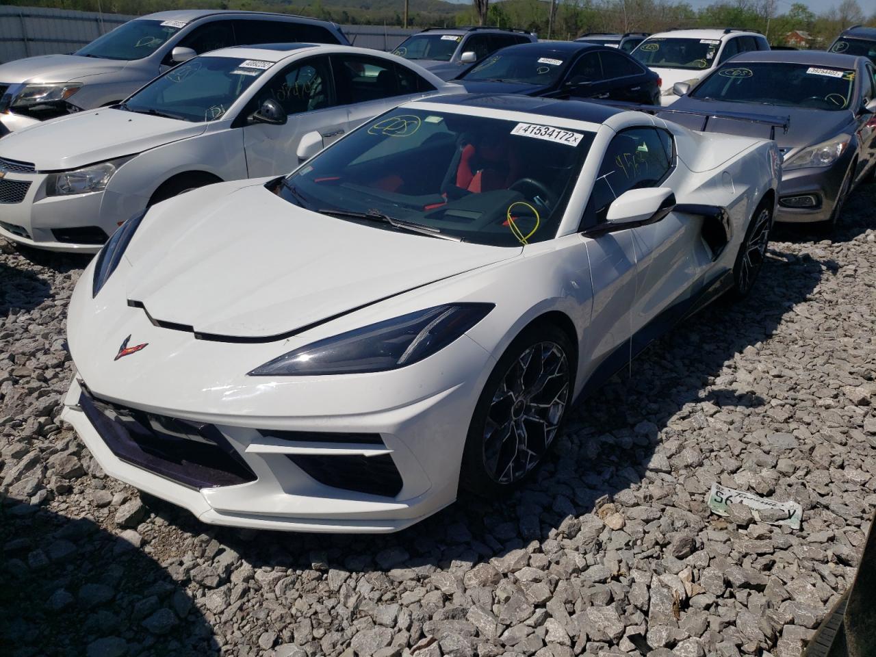 Photo 2 from auction – 2021 CHEVROLET CORVETTE S with VIN 1G1YC2D40M5110308