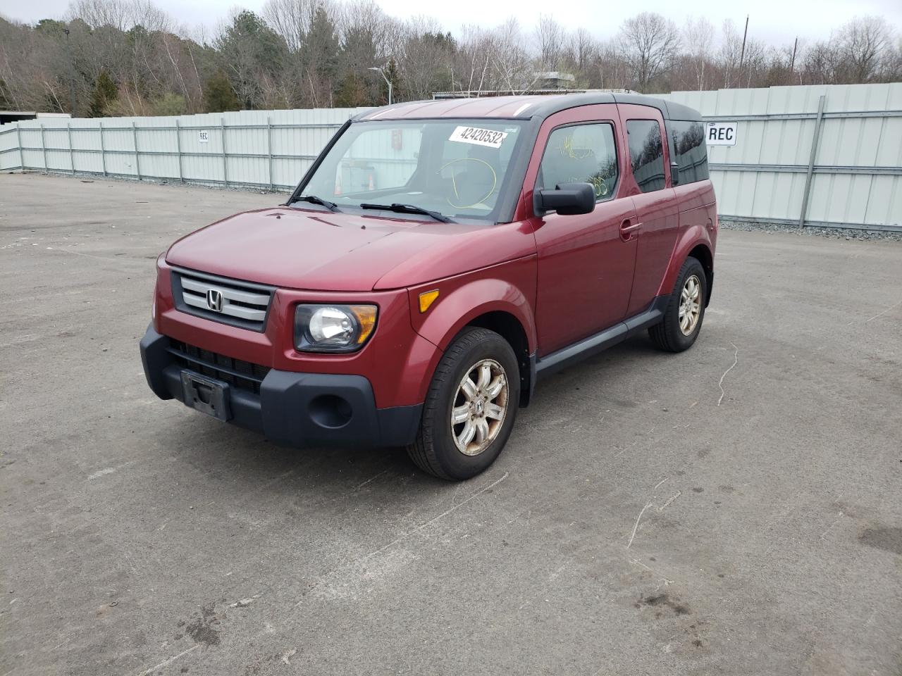 Photo 2 from auction – 2008 HONDA ELEMENT EX with VIN 5J6YH287X8L000889