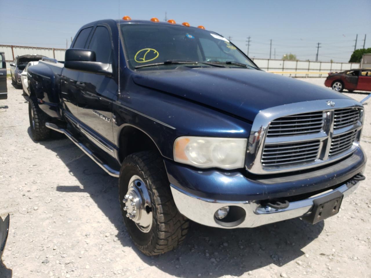 DODGE RAM 3500 S 2005 with VIN 3D7MS48C35G775466 - Photo from auction